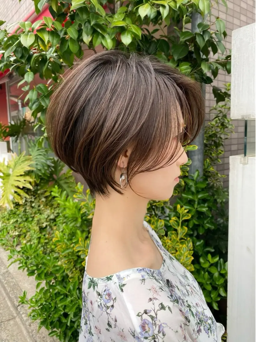 ショート 艶カラー/ヘアセット 着付け ふうか 渋谷のヘアスタイル