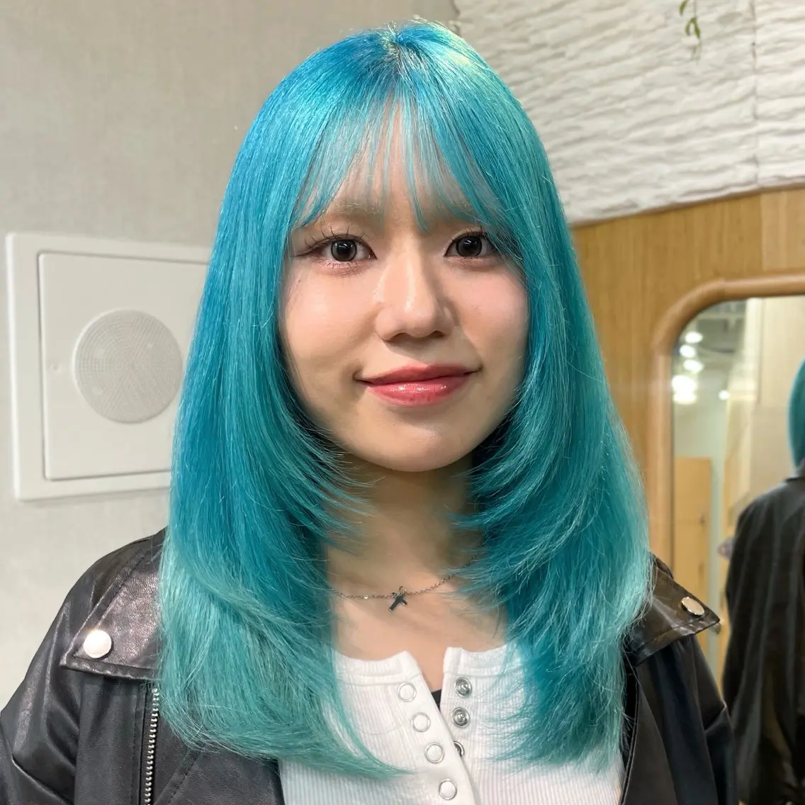 ミディアム カラー ヘアカラー トリートメント ボブ/縮毛矯正/ 透明感カラー/ゆきなのヘアスタイル