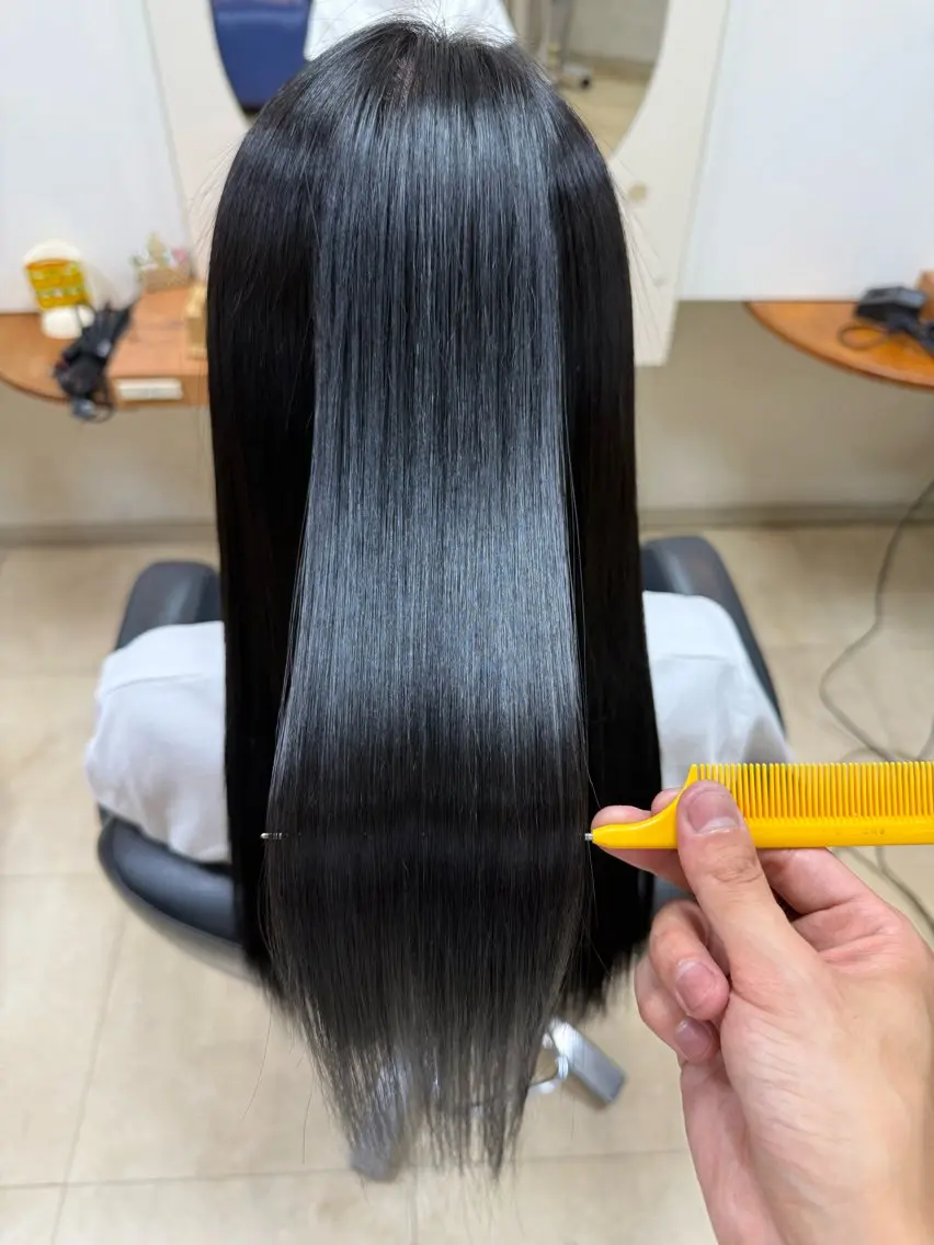 【12月限定】うねり、広がりを抑える.憧れの髪質改善ストレート✨の写真