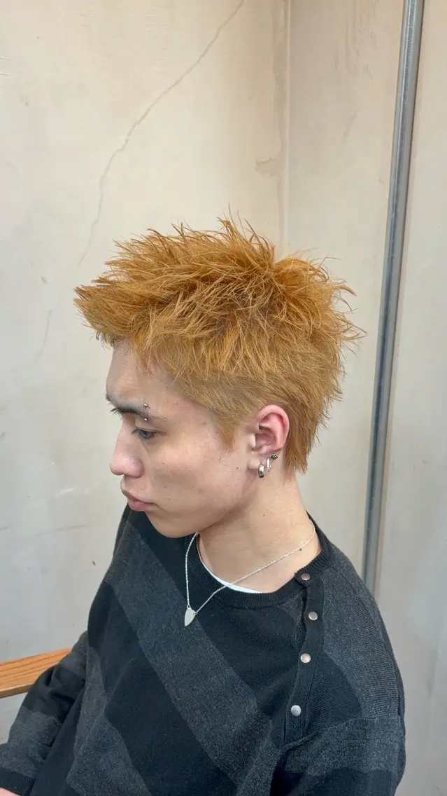 メンズ メンズブリーチ 青木 星翔のヘアスタイル