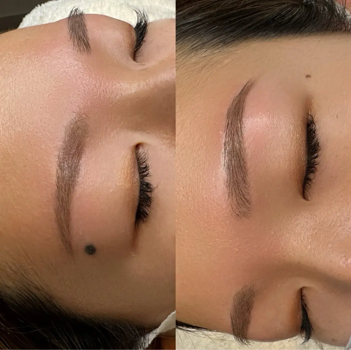 🩵アイブロウワックス🩵間引き込み、メイク付き✨の写真