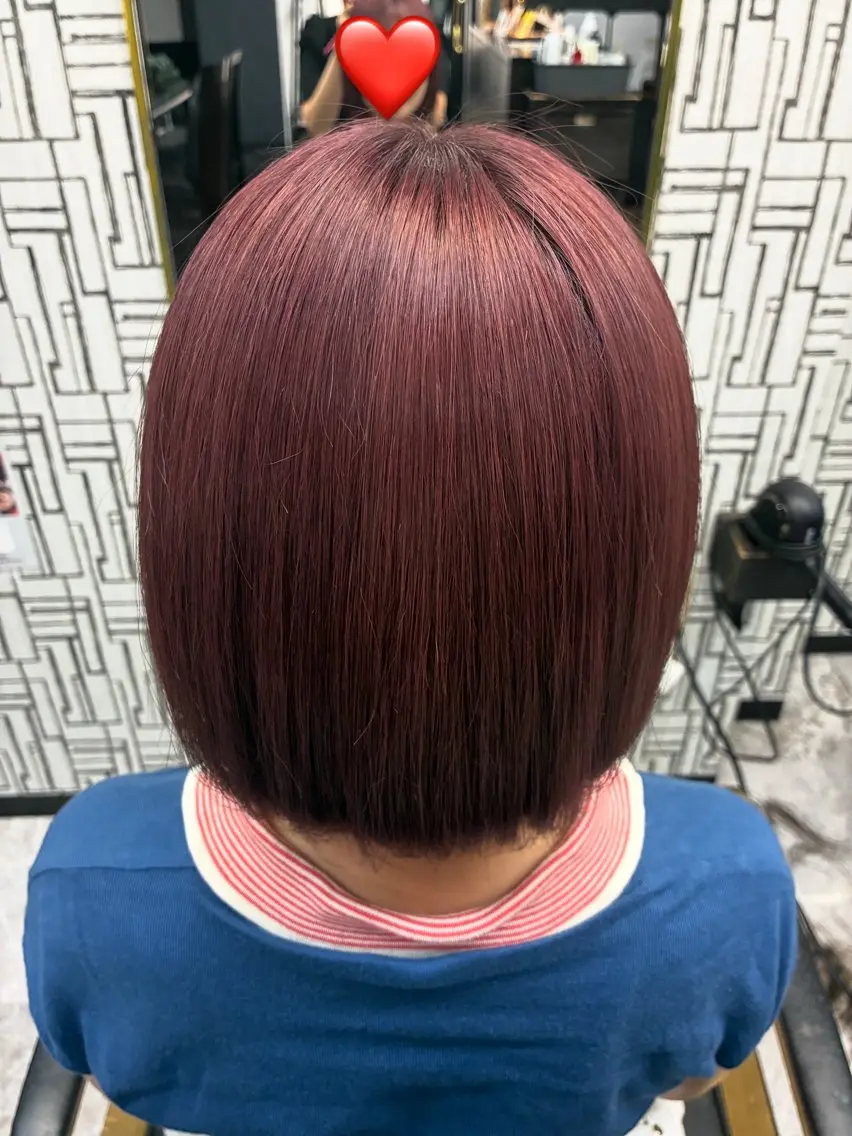 ショート ヘアカラー 北村 理奈のヘアスタイル