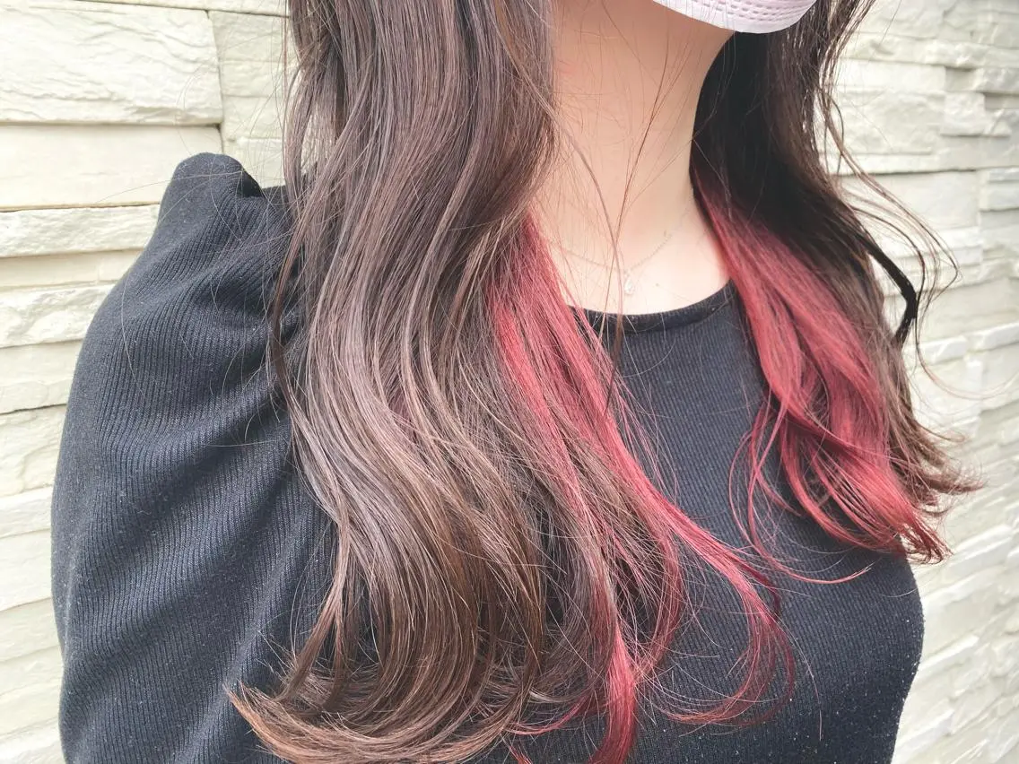 セミロング カラー 透明感カラーブリーチ 🌼シゲモトアヤ🌼のヘアスタイル