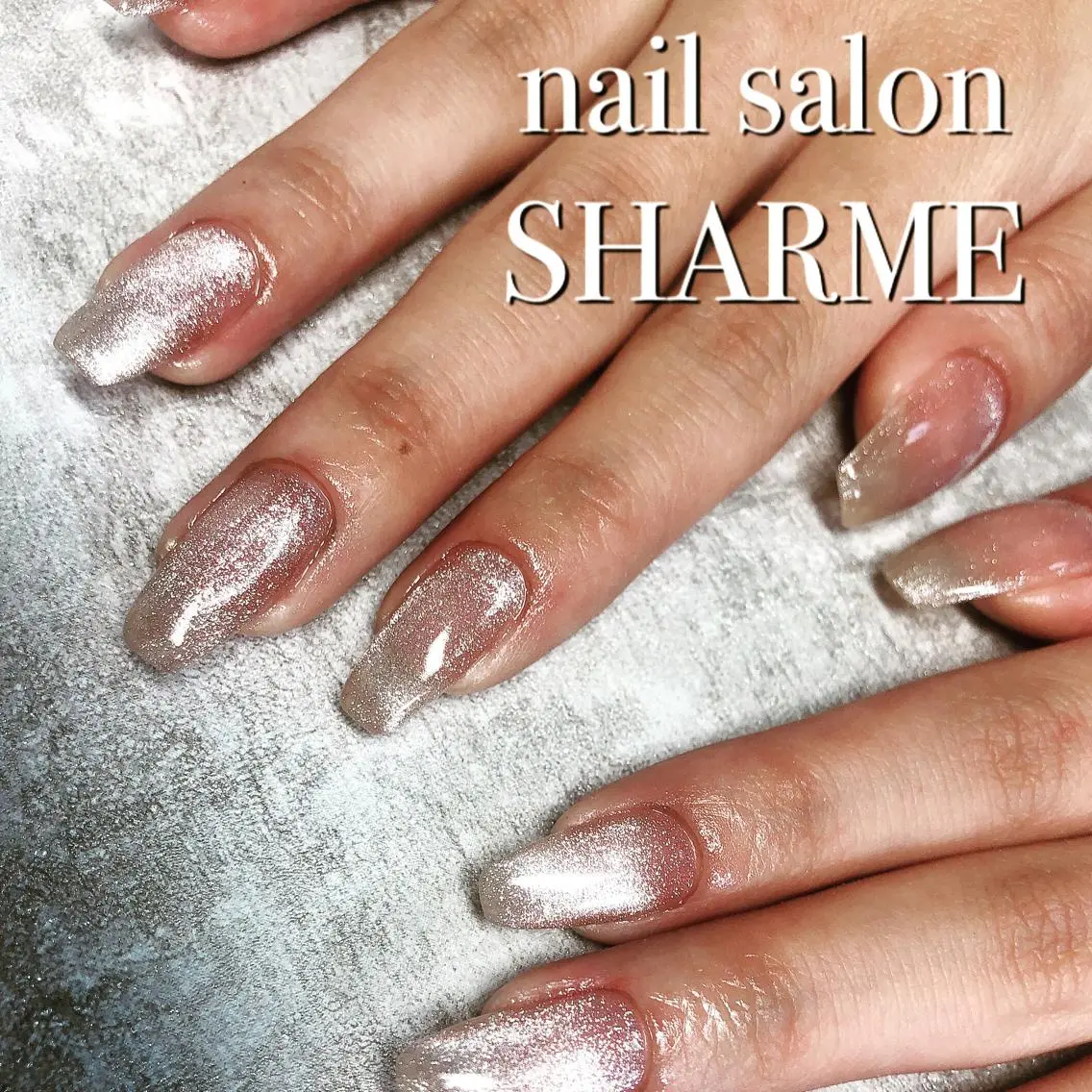 ネイル スクエアネイル nail salon CHARMEのネイルデザイン
