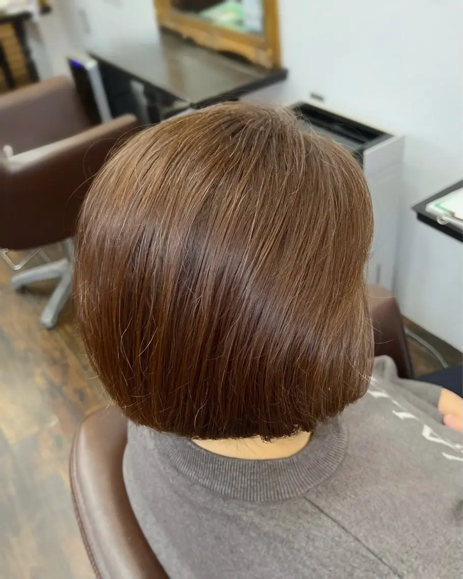 ショート 縮毛矯正 m yuunaのヘアスタイル