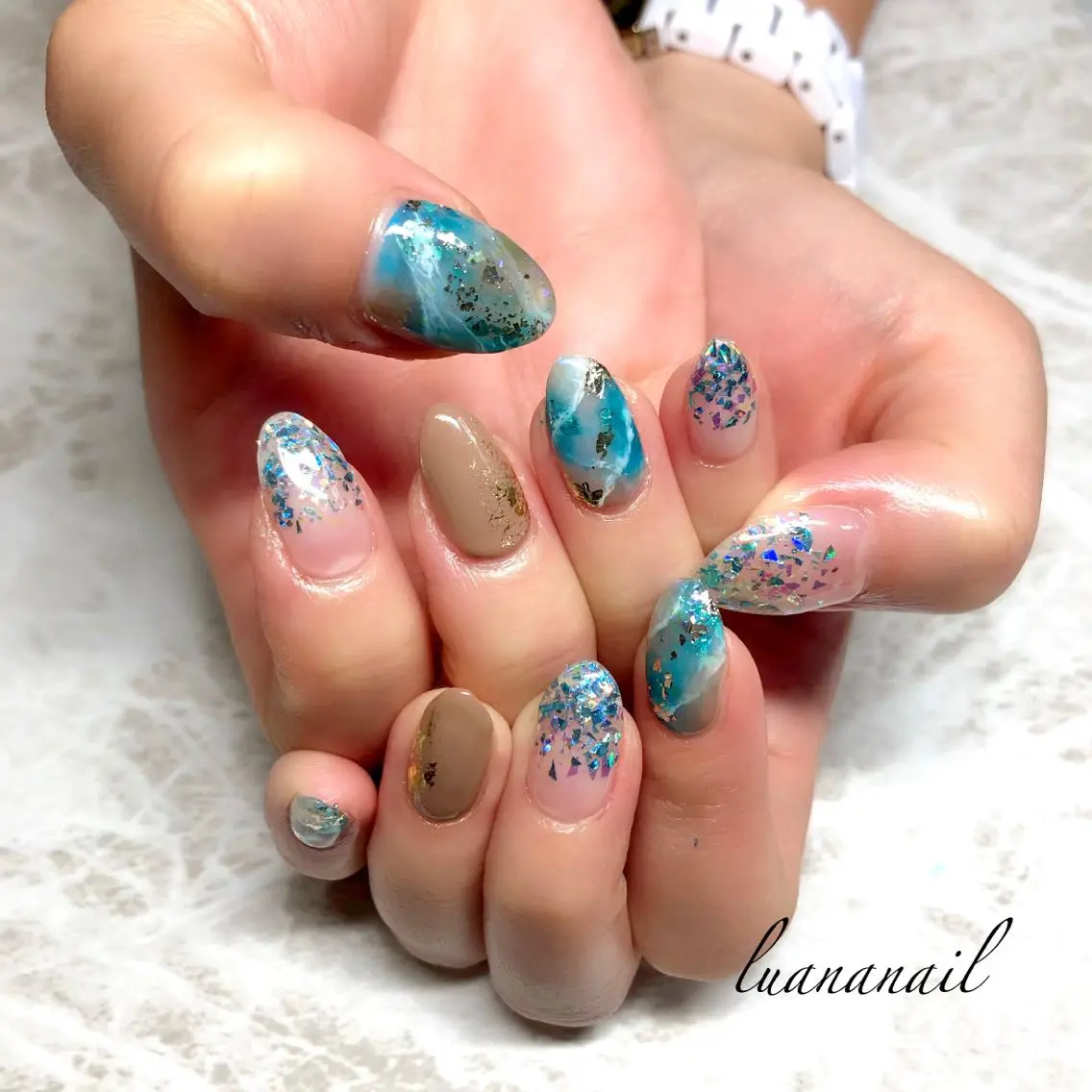 ネイル ニュアンスネイル luana nailのネイルデザイン
