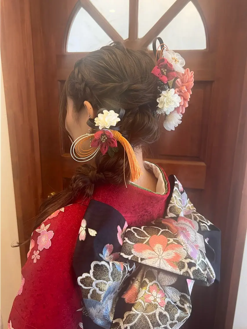 ヘアセットの写真