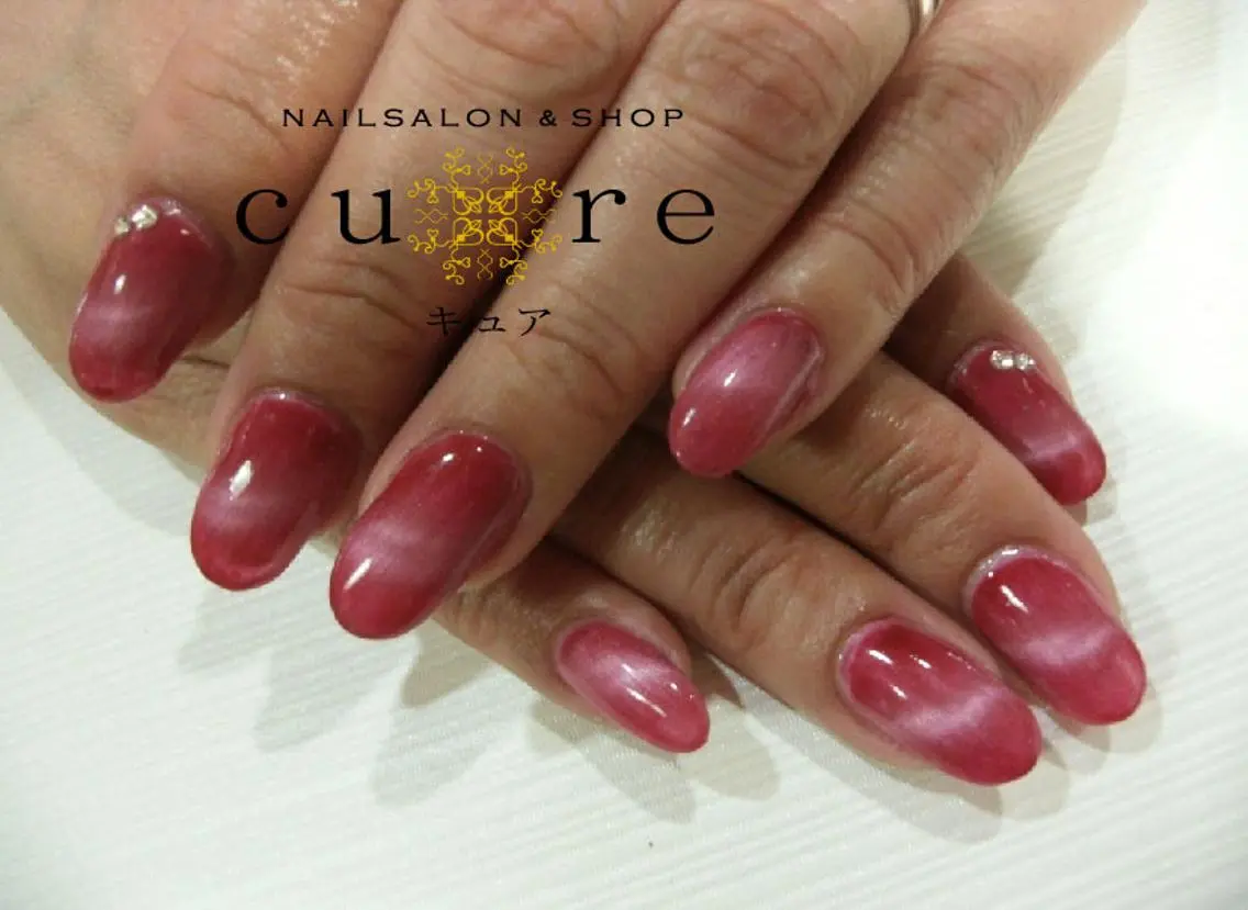 ネイル マグネットネイル ネイルサロン Cureのネイルデザイン