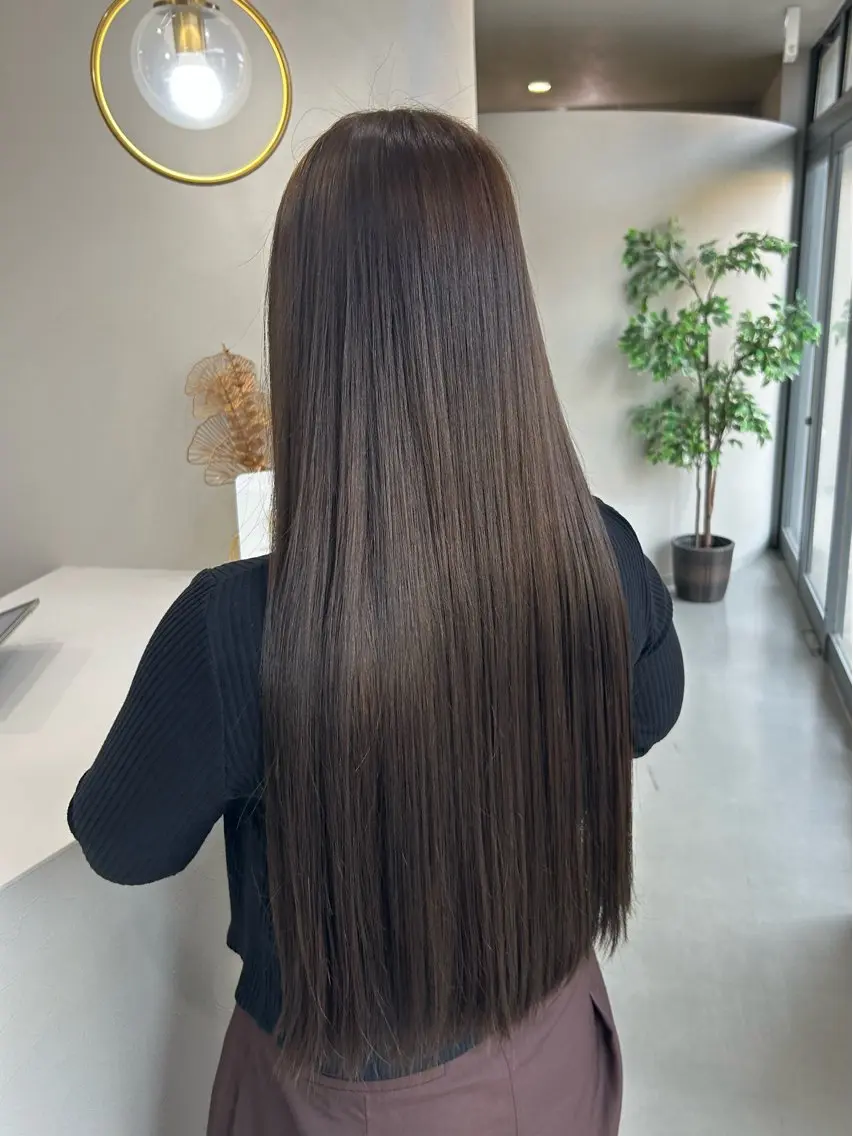 ロング ヘアカラー トリートメント ヘッドスパ ❤︎RELACE 千葉 恋華❤︎のヘアスタイル