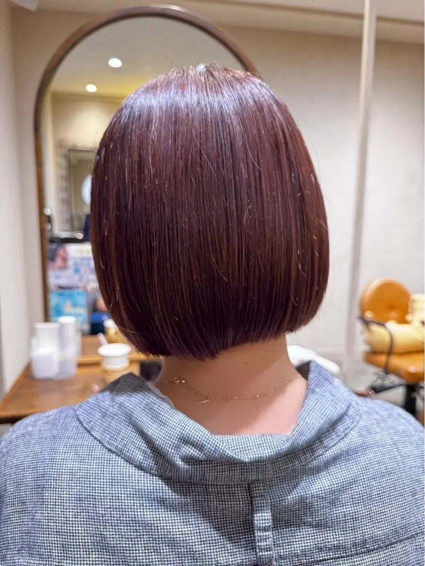 ショート カラー ボブ カット ヘアカラー トリートメント 韓国ヘア/ハイトーン /レイヤー🎀Rinのヘアスタイル