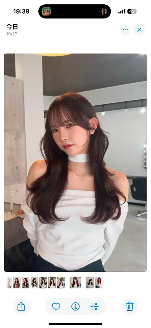ロング カット トリートメント レイヤー・ブリーチ kiyotoshiのヘアスタイル