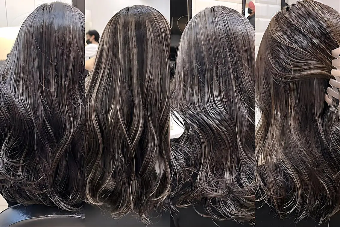 ロング カラー 透明感カラー 顔まわりレイヤー 韓国風ヘア レイヤーカット ロング カット ヘアカラー トリートメント 要プライベートサロン vert🌿マルイ裏のヘアスタイル