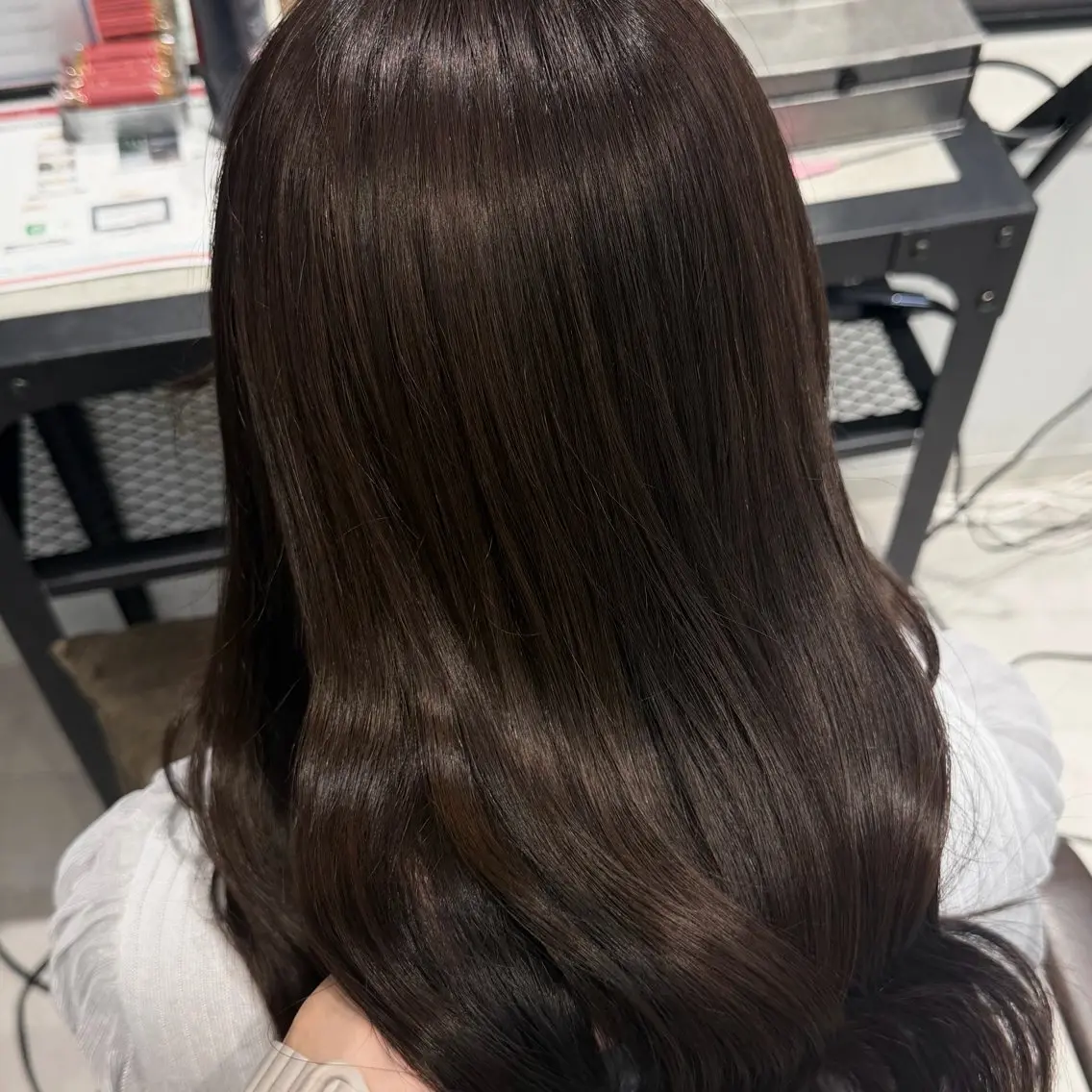 カラー グレージュ mao 大阪梅田♡韓国ヘアのヘアスタイル