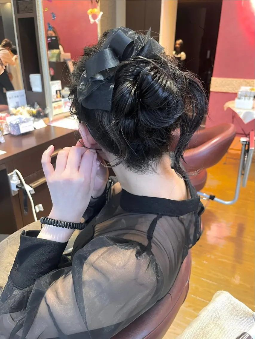 ヘアアレンジ ヘアセット 韓国ヘア🇰🇷 fuminaのヘアスタイル