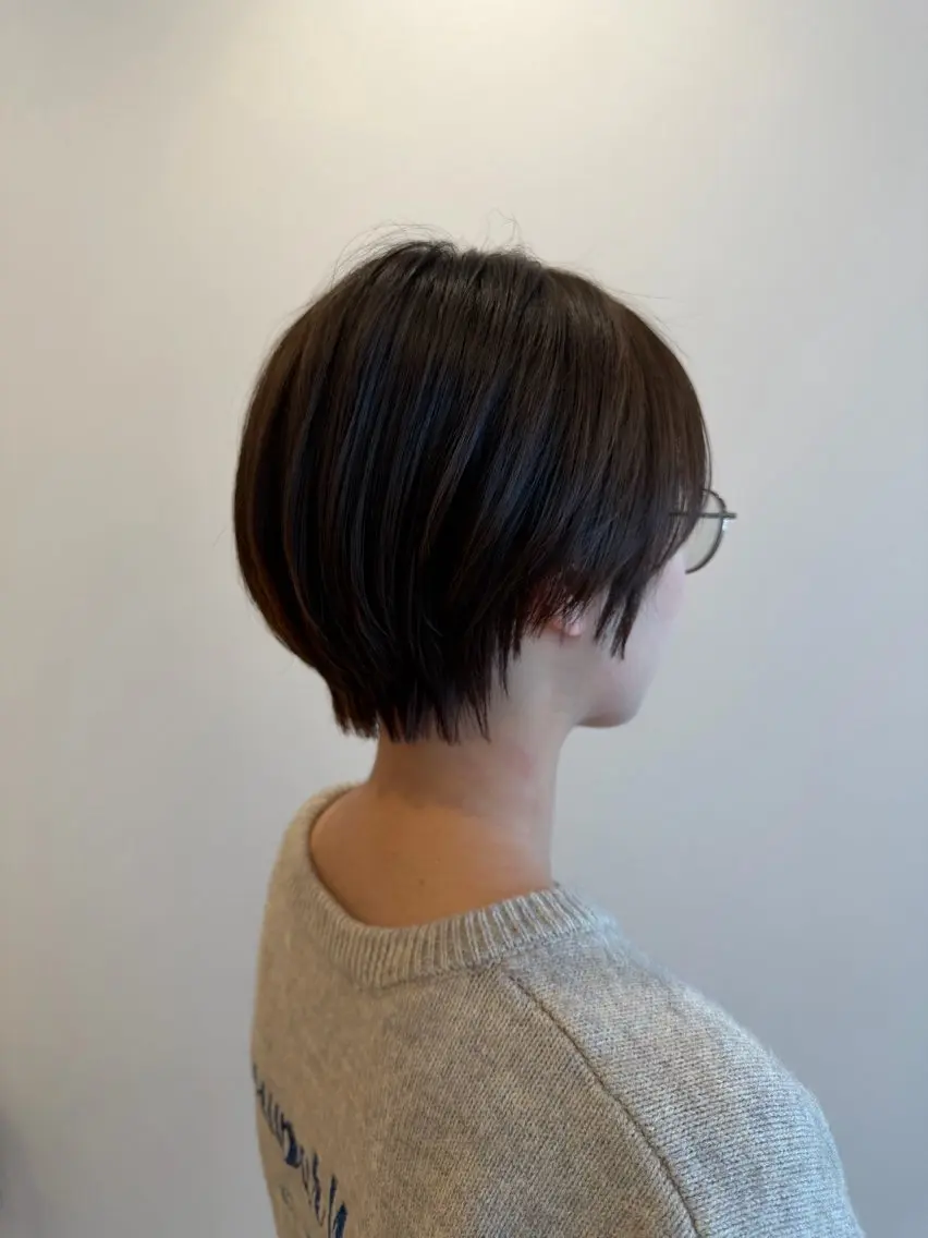 ショート カット ヘッドスパ ともか/美髪透明感 カラー/顔周りカットのヘアスタイル