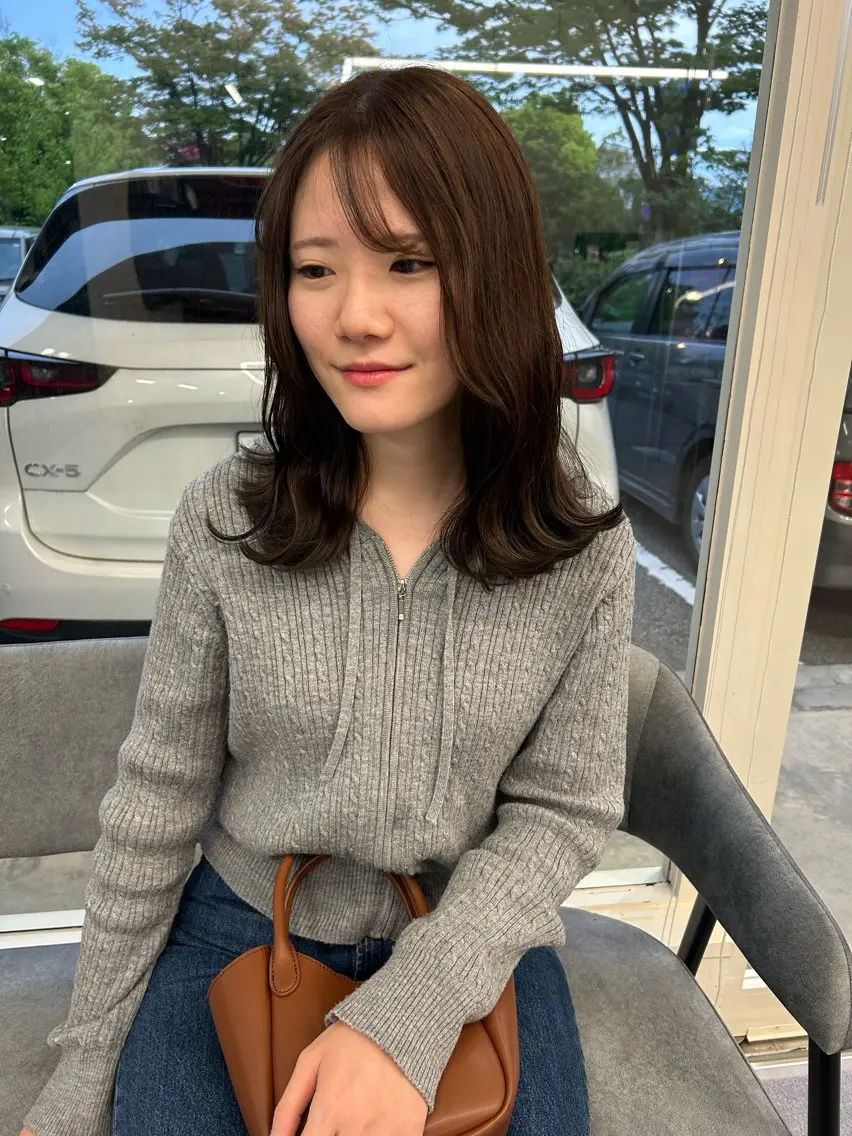 ツヤツヤカラー＋トリートメント/9,900→5,500の写真