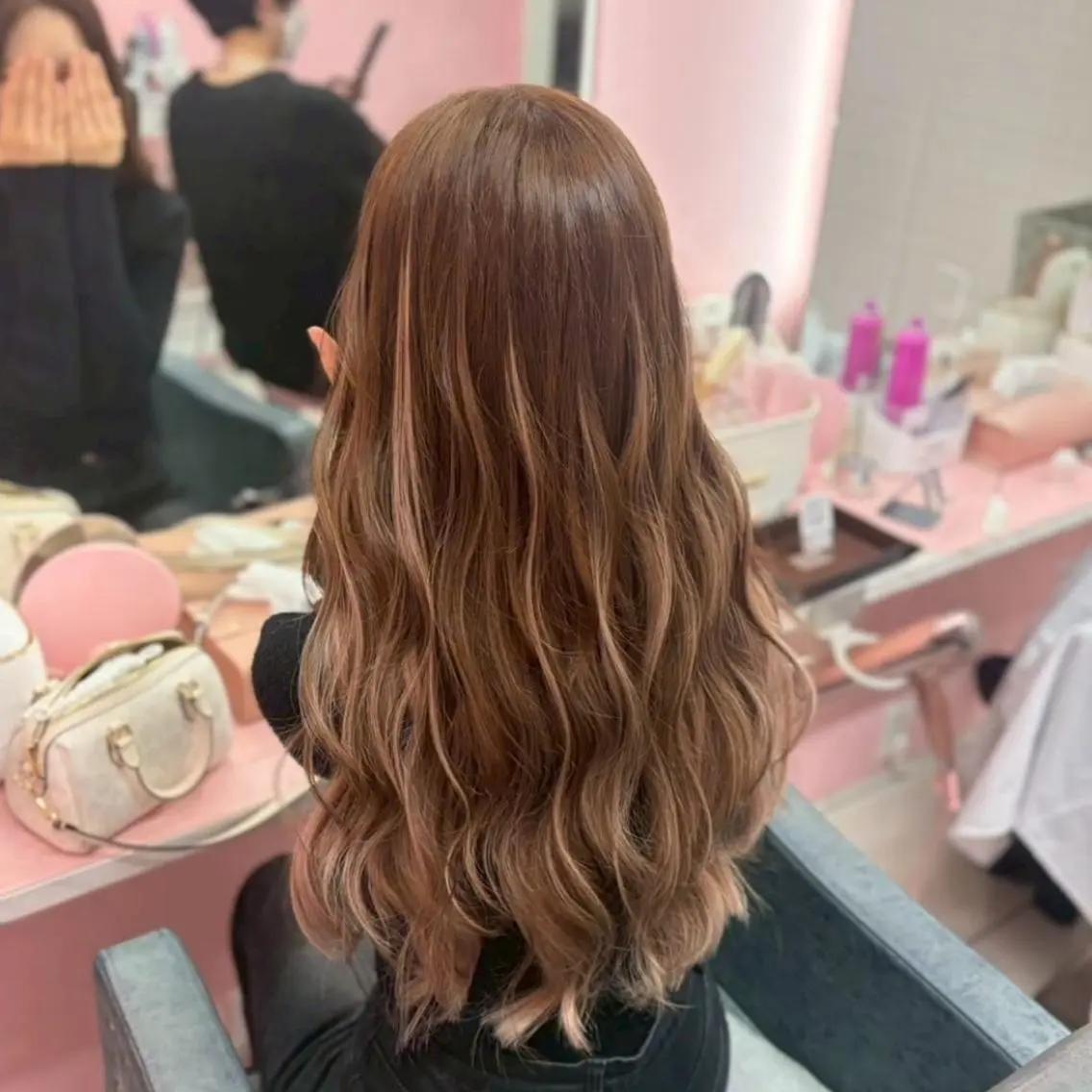 ロング シールエクステ エクステ ハイライト ロング season ゆみのヘアスタイル