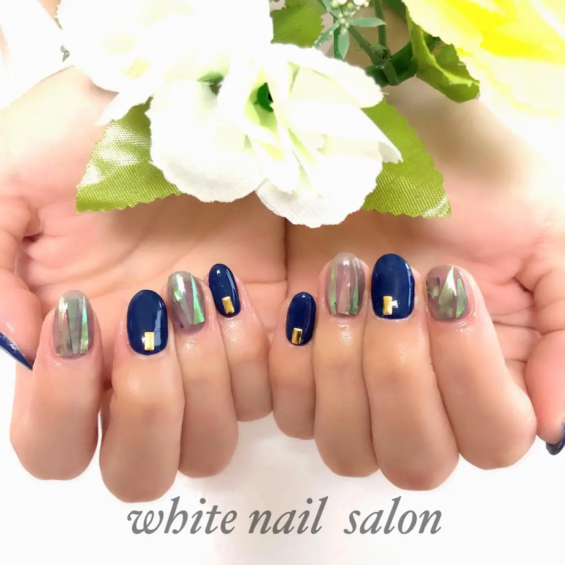 ネイル アートネイル フットネイル フレンチネイル ジェルネイル ハードジェル ハンドネイル white nail salonのネイルデザイン