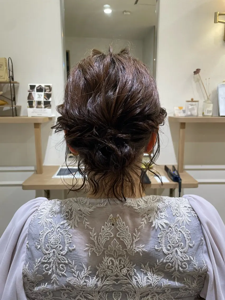ショート ヘアセット Luana難波 🫧NOAのヘアスタイル