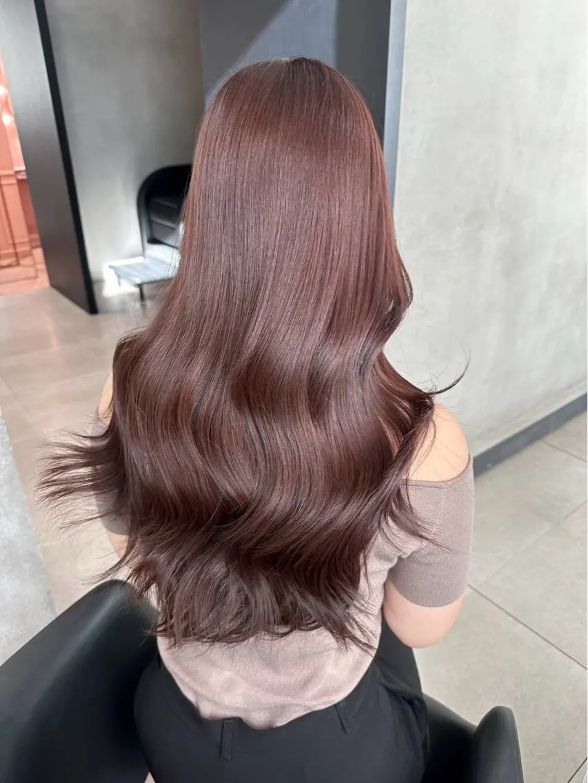 ロング カラー ブリーチ ダブルカラー ブリーチなしカラー ヘアカラー 大阪 梅田/ ハイトーン/エクステのヘアスタイル