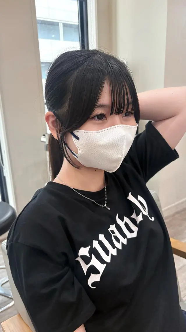 ロング カット トリートメント 大木 唯月のヘアスタイル