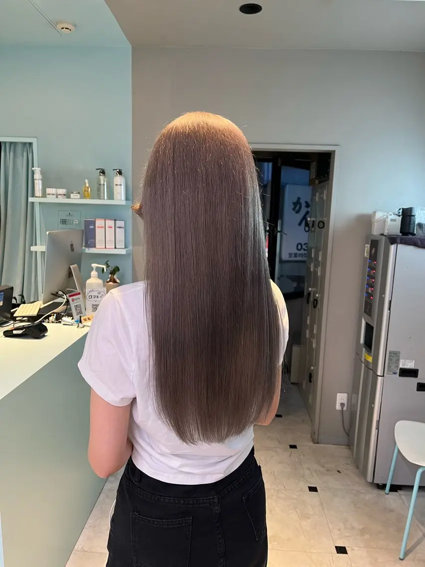 ロング カラー ヘアカラー トリートメント ブリーチカラー 🩵MIZUKIのヘアスタイル