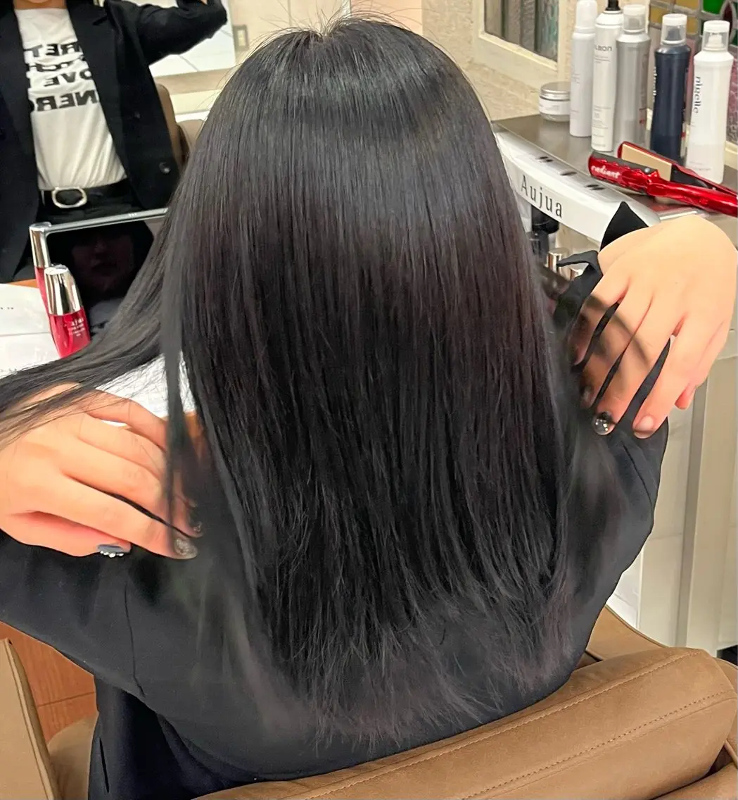 ミディアム トリートメント 🫧透明感 ×艶🫧 吉田 陽菜のヘアスタイル