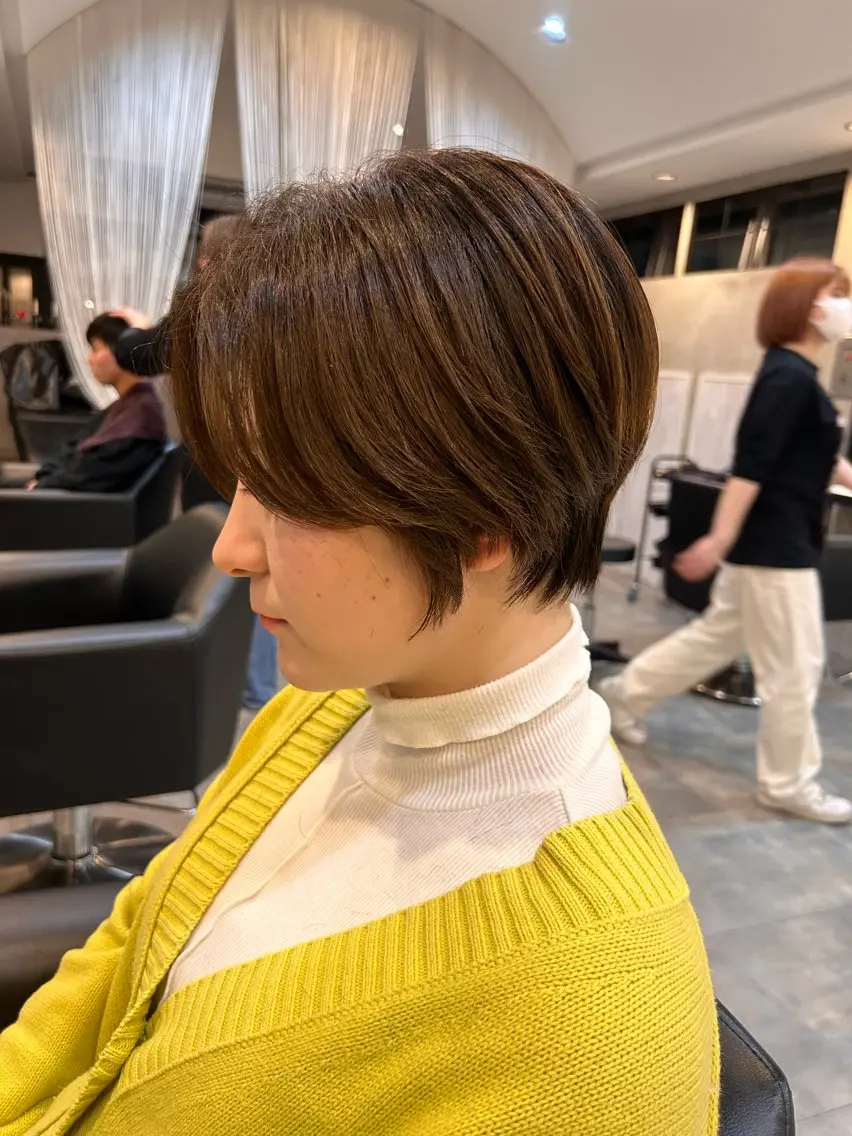 ショート 奈良 優輝のヘアスタイル
