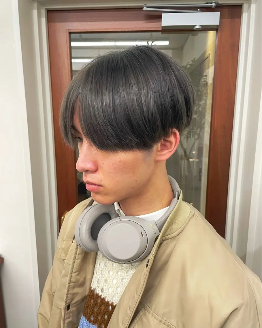 ショート メンズ ヘアカラー ✨️パーマ✨ たなかひろとのヘアスタイル