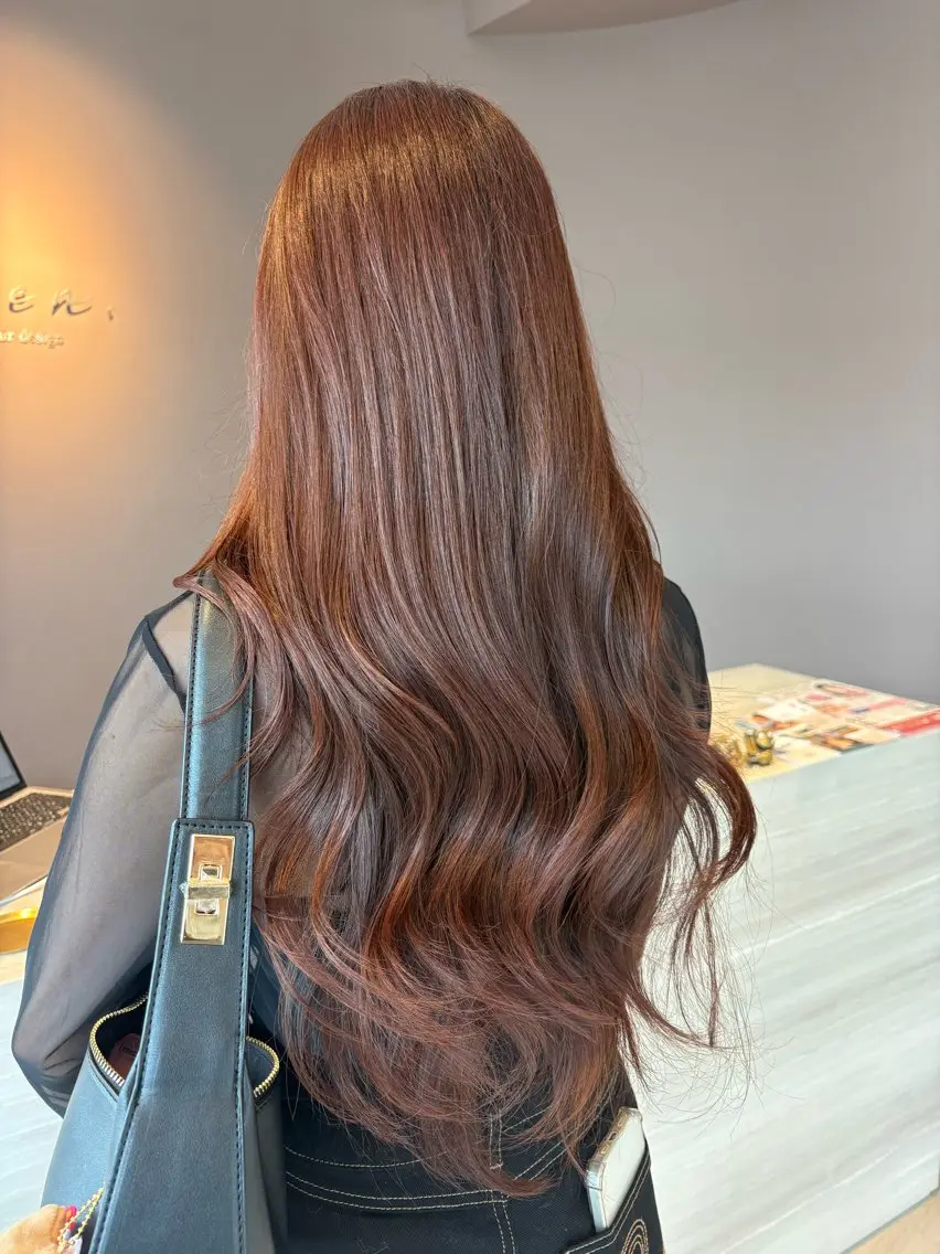ロング カラー カット ヘアカラー 戸上 メグのヘアスタイル