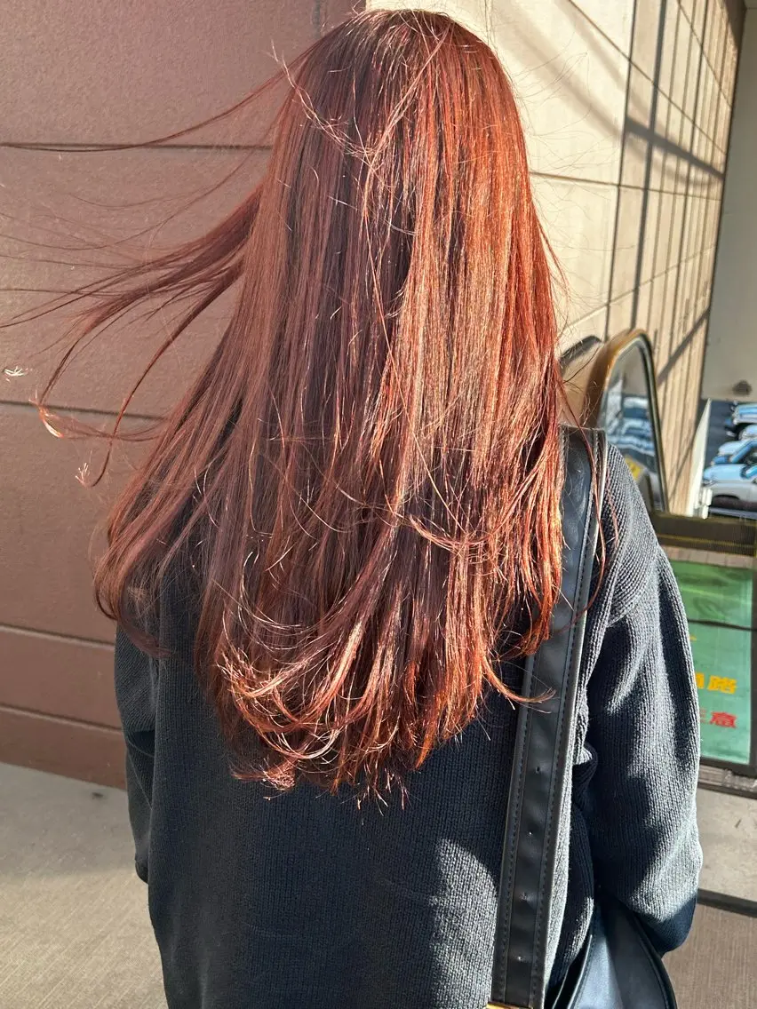 ロング ヘアカラー 池田 翔元のヘアスタイル