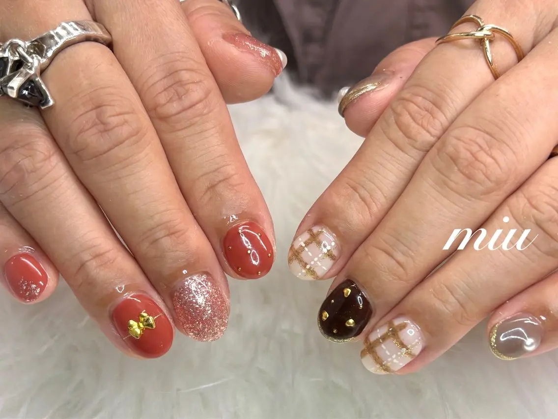 ネイル ハンドネイル miunail🍒 mioのネイルデザイン