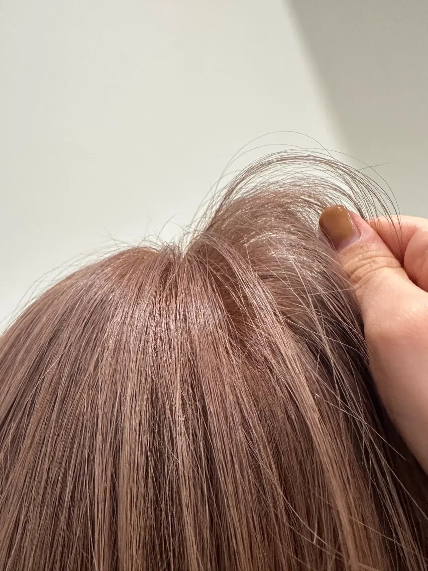 カラー ベージュカラー ミルクティーベージュ カット ヘアカラー トリートメント 艶髪/ブリーチなし Wカラー🌺yuiのヘアスタイル