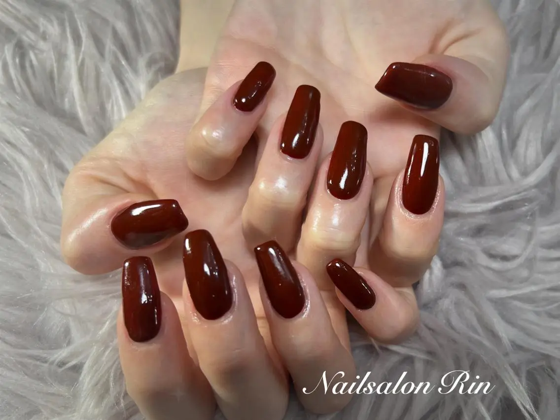 ネイル ワンカラーネイル ハンドネイル Nailsalon Rinのネイルデザイン