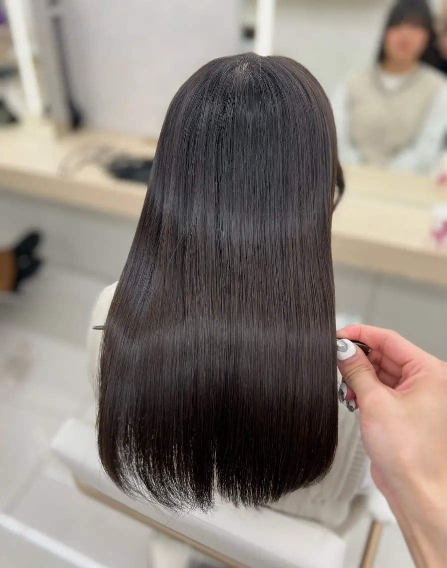 ロング カット トリートメント レイヤー×韓国 🇰🇷鈴木啓太のヘアスタイル