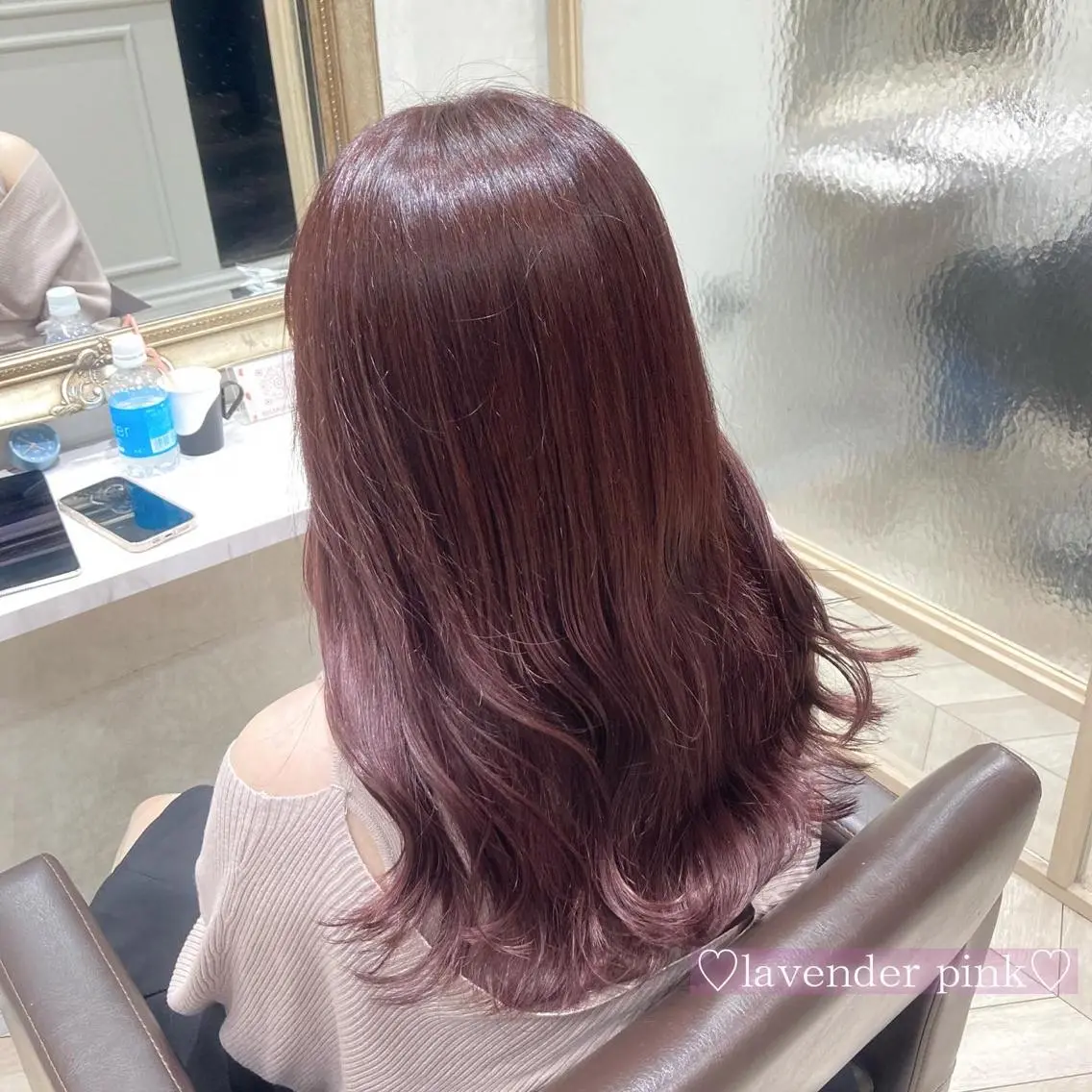 セミロング カラー 菅村 緋莉🎀ガーリーヘアのヘアスタイル