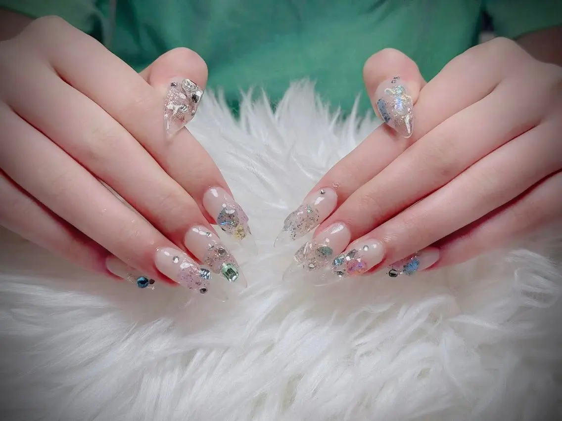 ネイル グラデーション 韓国ネイル マグネットネイル ミラーネイル ニュアンスネイル ハンドネイル Hana Rose Nailのネイルデザイン
