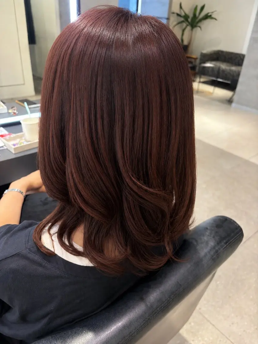 セミロング ヘアカラー ケア特化美容師 MITSUKIのヘアスタイル