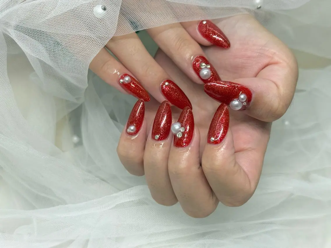 ネイル 長さ出し シンプルネイル ネイルチップ Regina Marinaのネイルデザイン