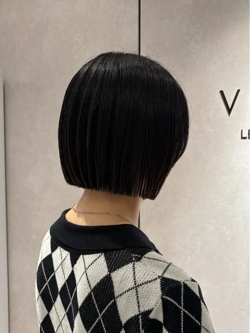 ミディアム 結べるレイヤーカット /カラー/あさかのヘアスタイル