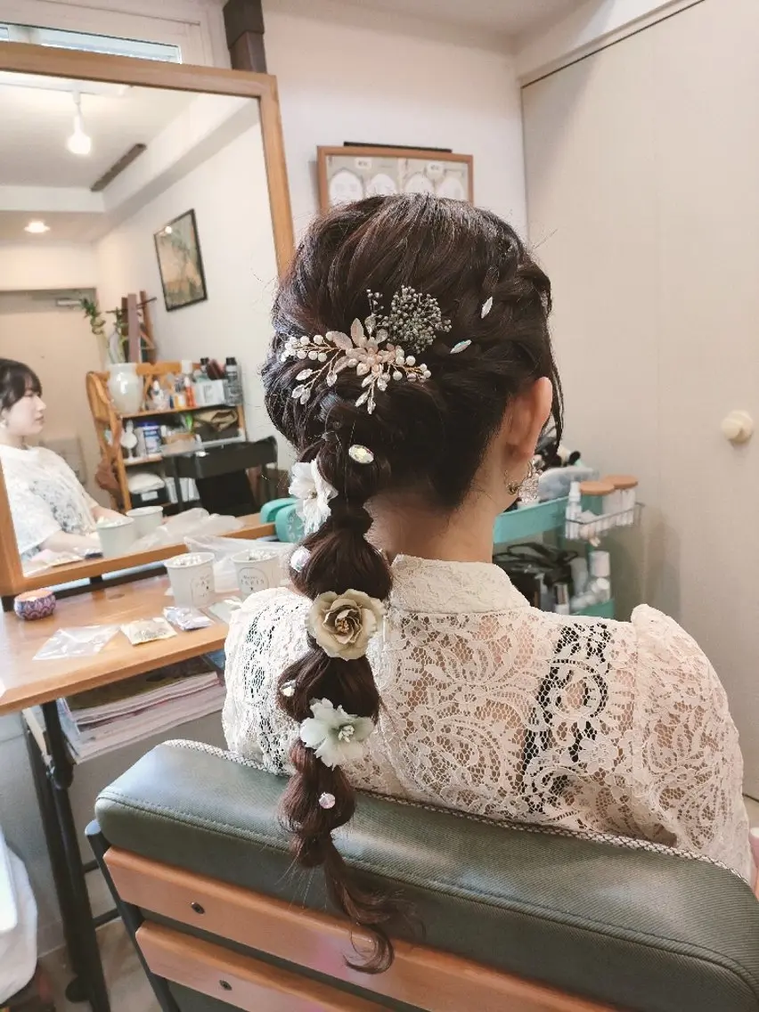 ヘアアレンジ ヘアセット HempBeauty 浅野アサミのヘアスタイル