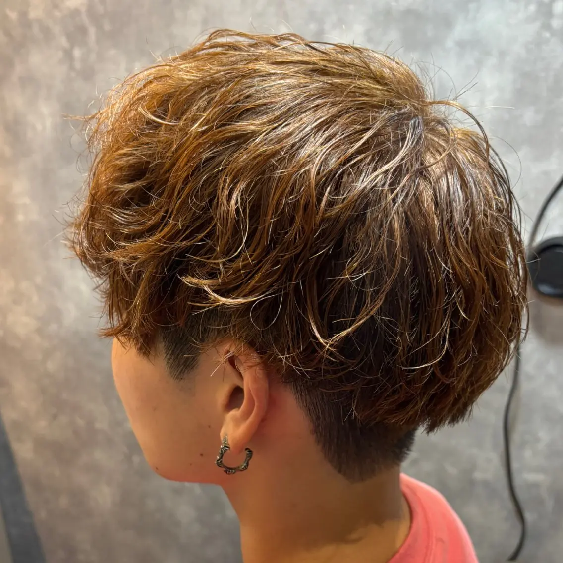 ショート カラー メンズ カット ヘアカラー 松尾 叶恋のヘアスタイル
