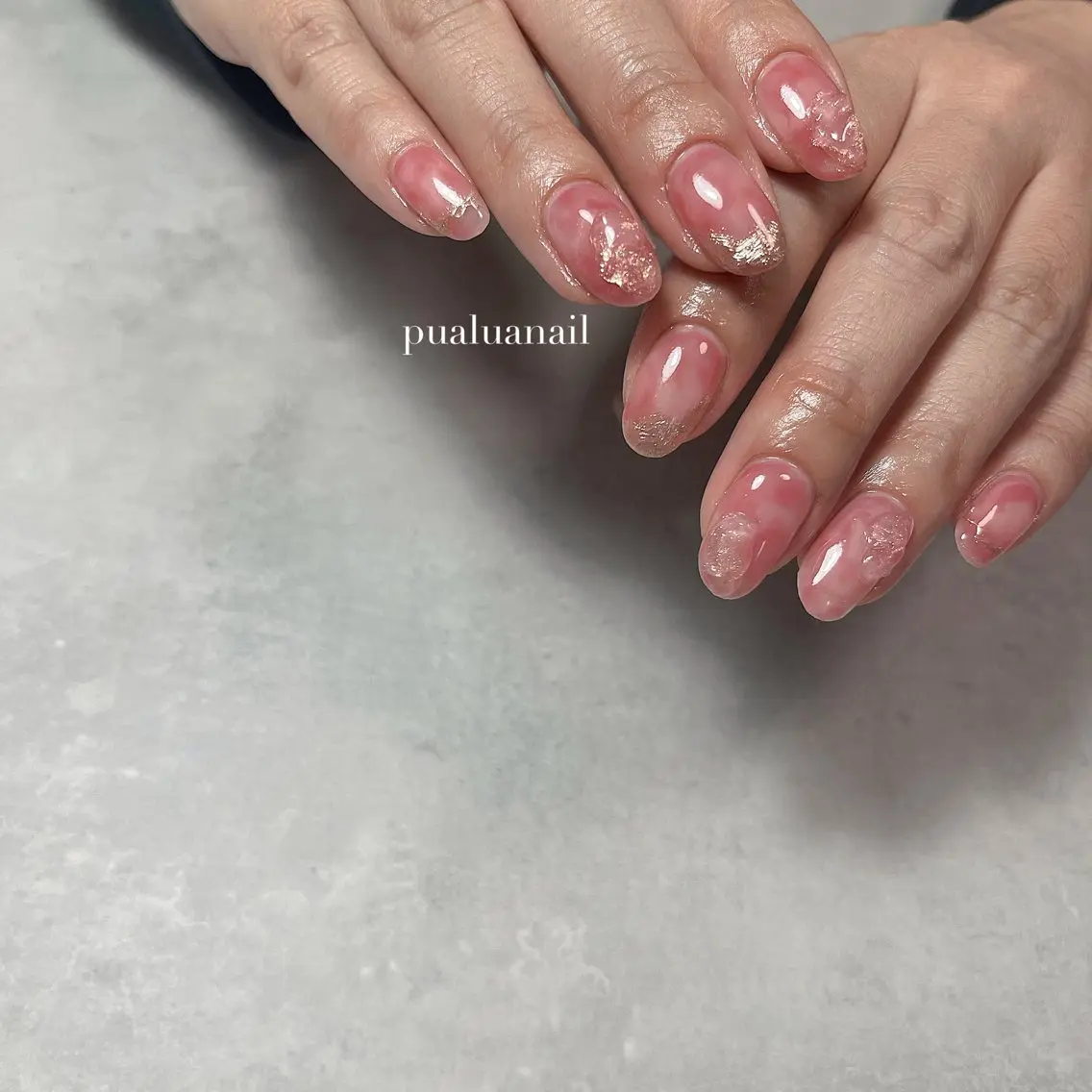 ネイル ニュアンスネイル ハンドネイル pualua miharuのネイルデザイン
