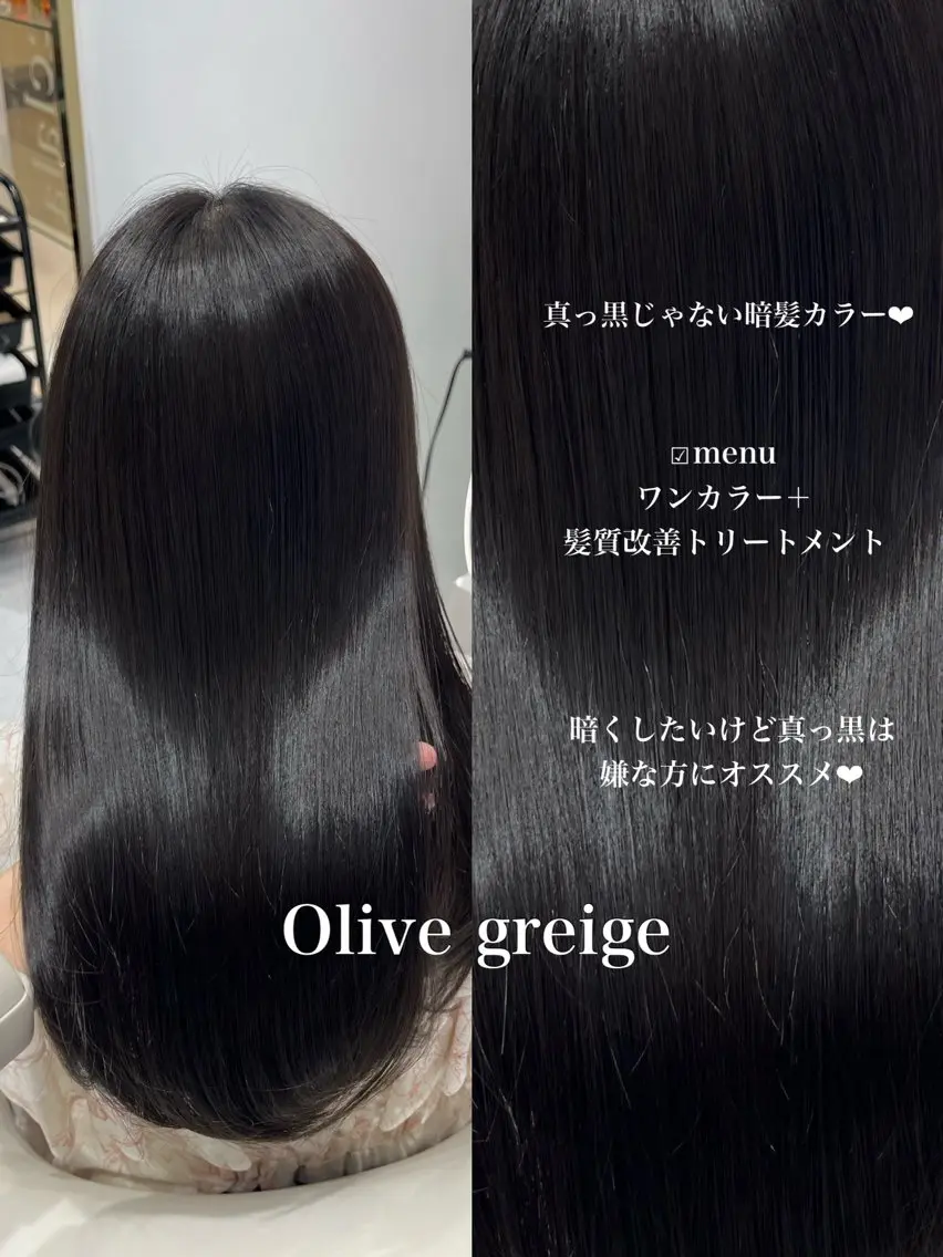 ロング カラー 𝑹𝒊𝒉𝒐🎀 名駅/大人韓国ヘアのヘアスタイル