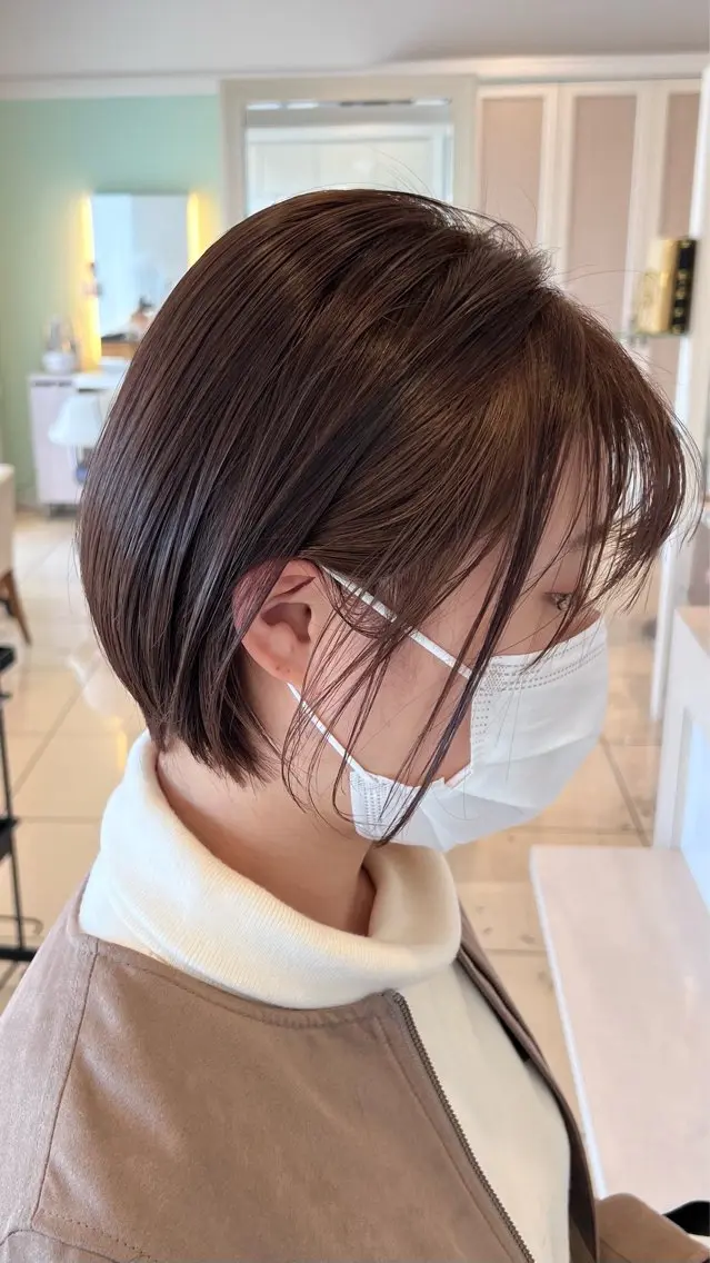 ショート カット ヘアカラー トリートメント 金子 直樹のヘアスタイル