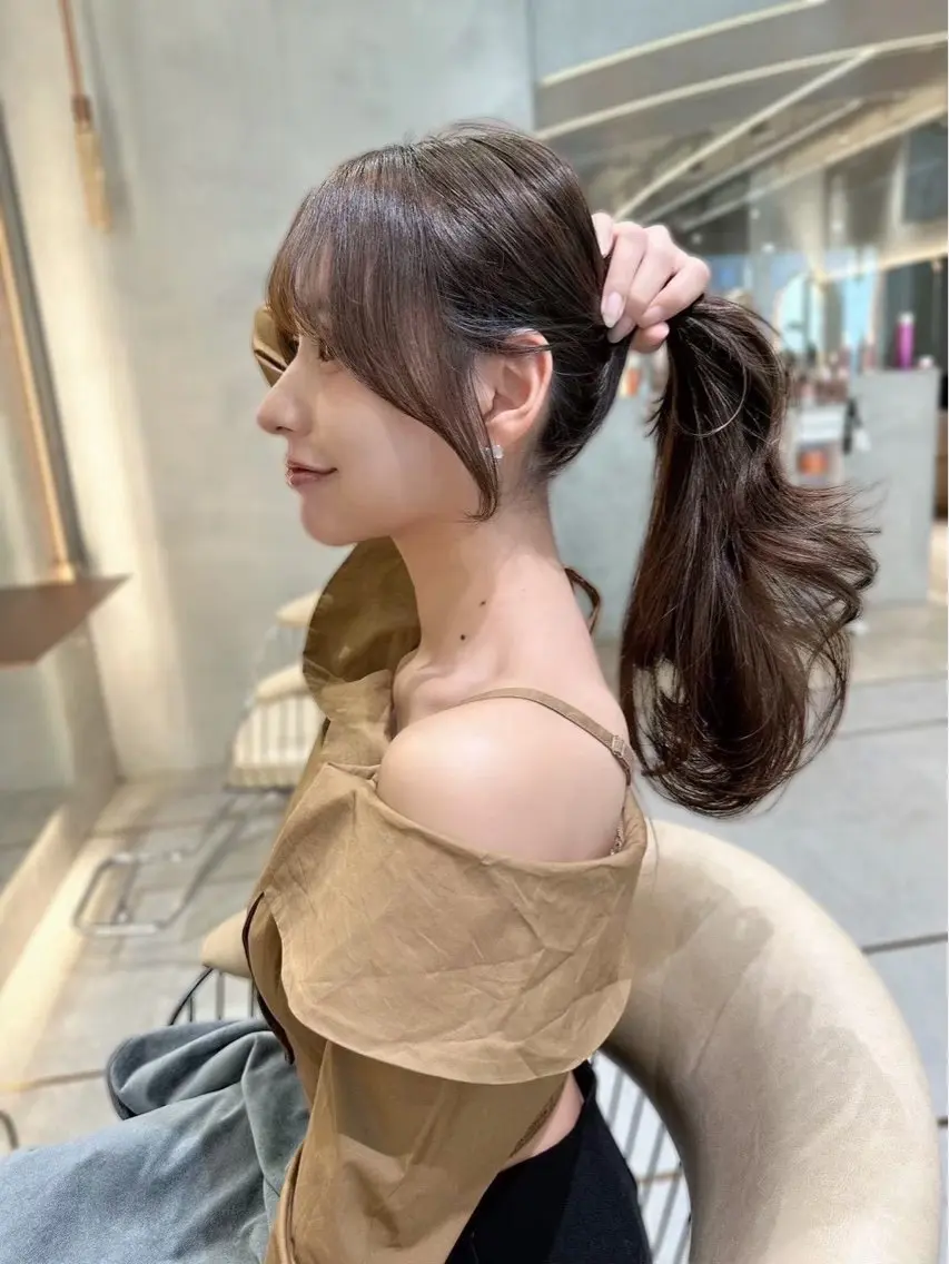 ロング Ruri縮毛矯正 酸性ストレートのヘアスタイル