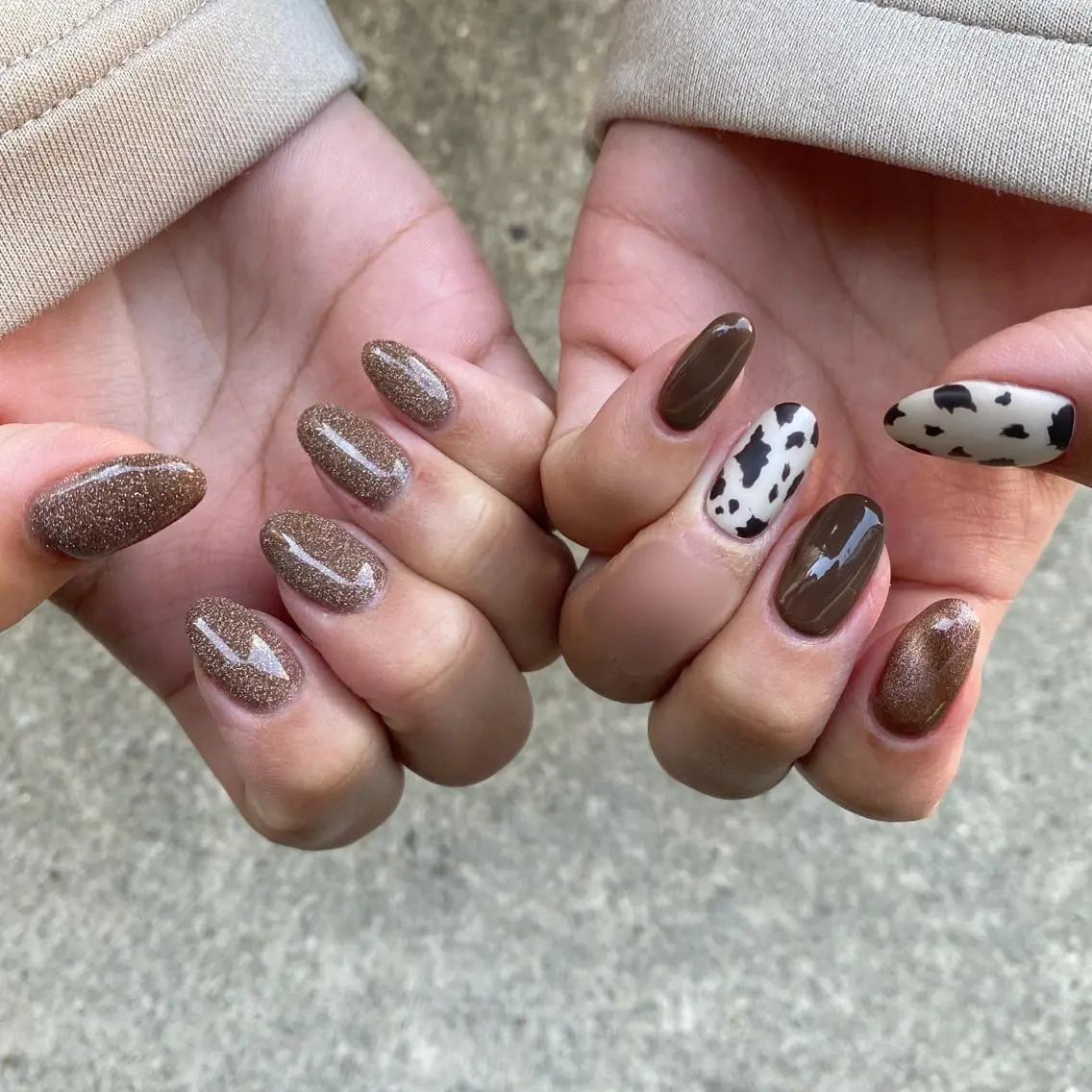 ネイル ラメ(グリッター) マグネットネイル ハンドネイル ND NAIL Ayakaのネイルデザイン