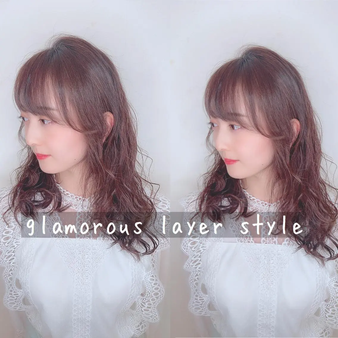 ミディアム カラー レイヤーカット ✨髪質改善/透明感✨ 西野 陽のヘアスタイル