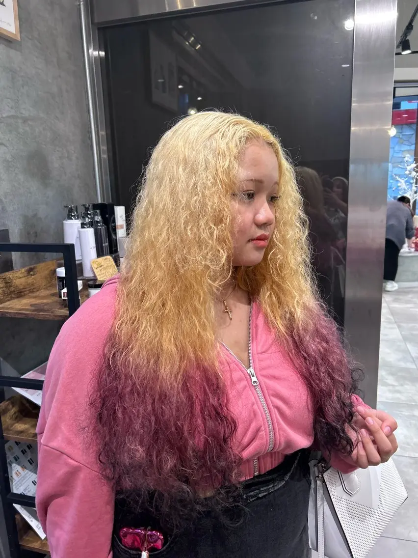 ロング ヘアカラー ショート・ボブ 🌈chinaのヘアスタイル