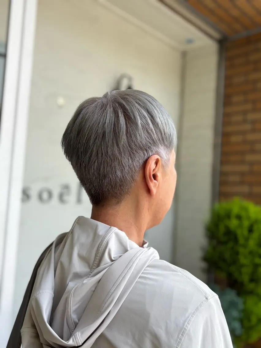 ショート ヘアカラー 上川畑 つかさのヘアスタイル